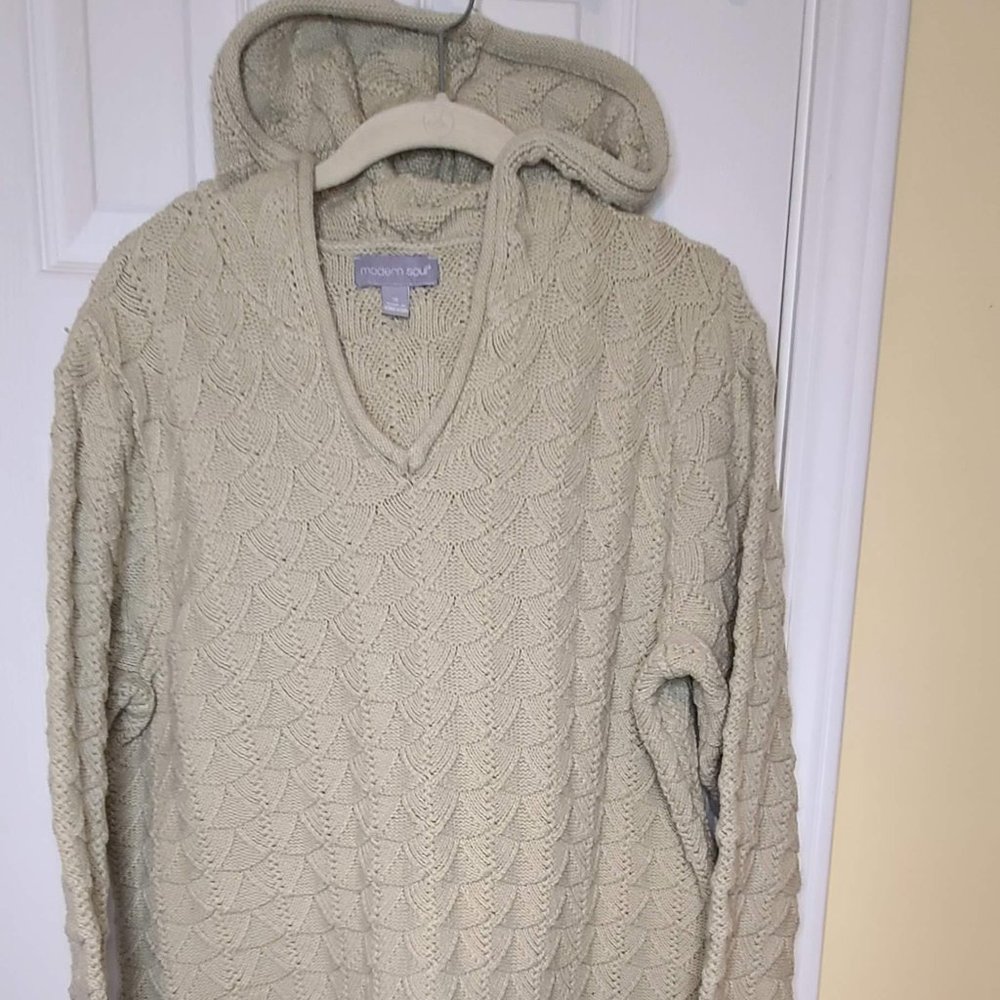 Modern Soul 1X Green Hooded Sweater